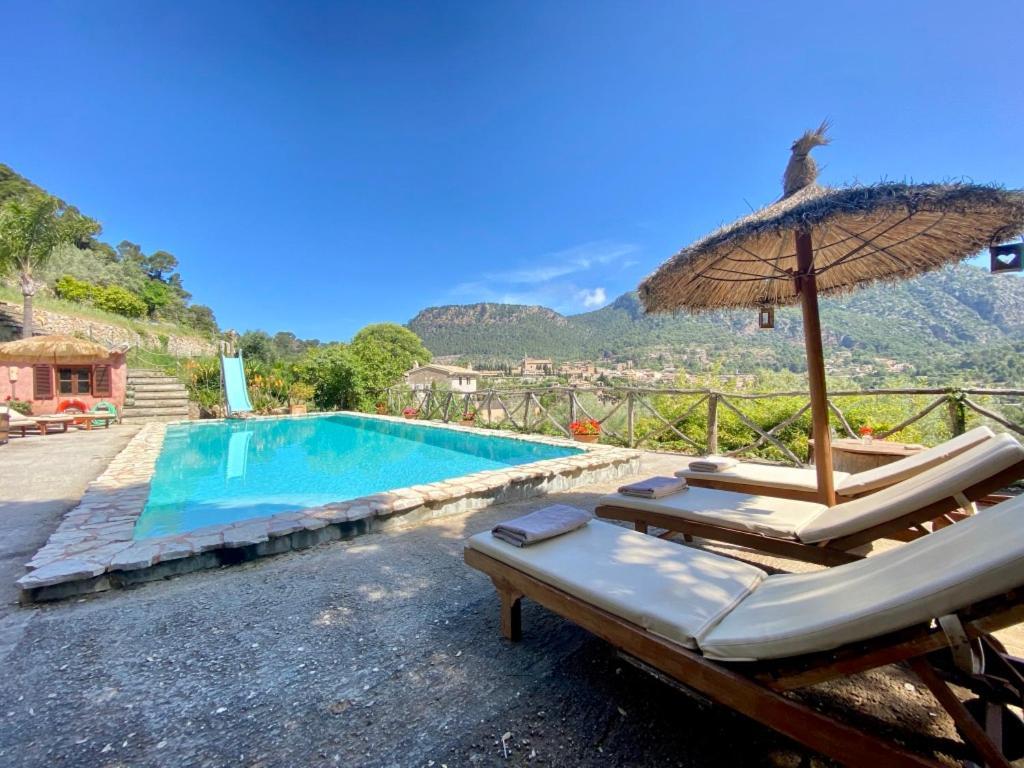 Fabulous Rustic Villa Set On Mountain With Unique Views Valldemossa  Eksteriør billede