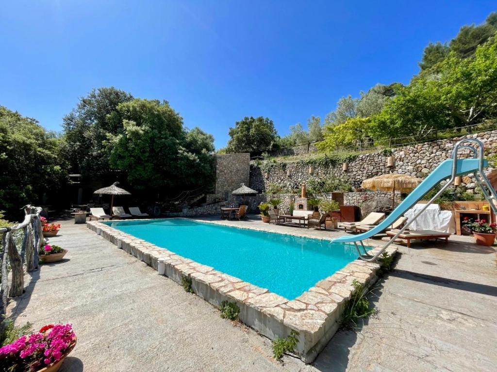 Fabulous Rustic Villa Set On Mountain With Unique Views Valldemossa  Eksteriør billede